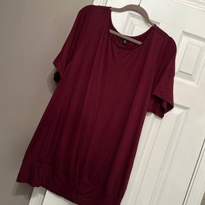 NWOT* Beautiful Burgundy Lane Bryant Top